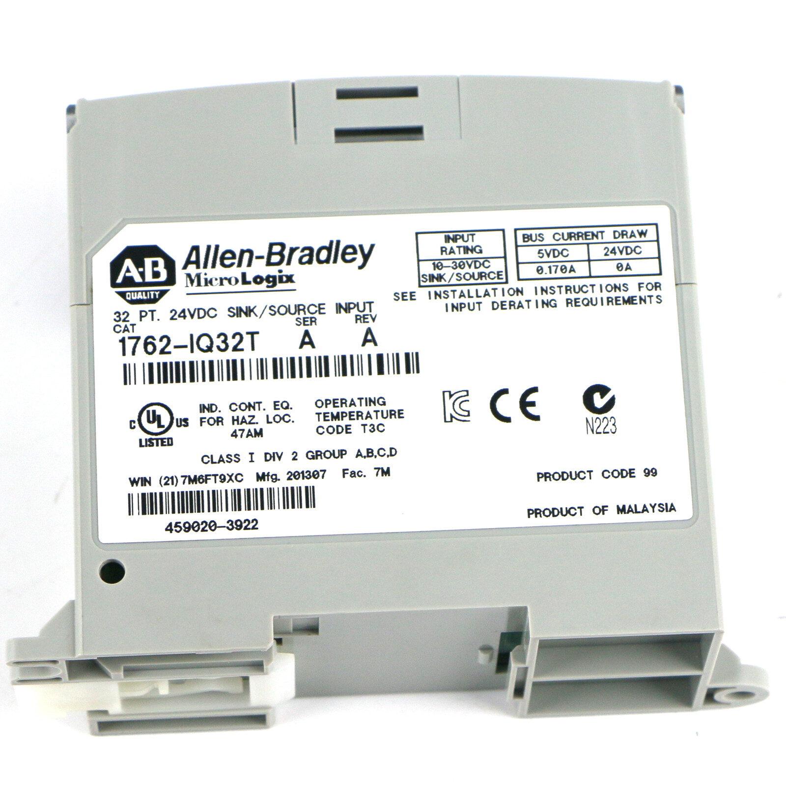 Allen Bradley 1762-iQ32T Module