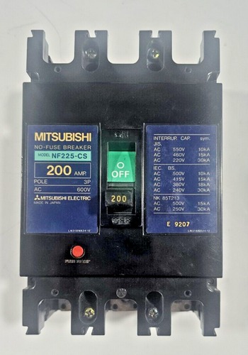 MITSUBISHI NF225-CS 200amp MCCB