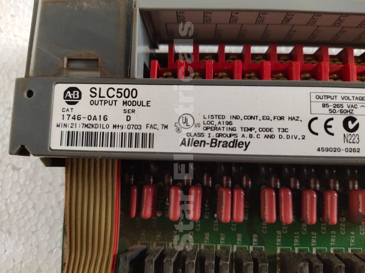 Allen Bradley 1746-0A16 SLC500 Module