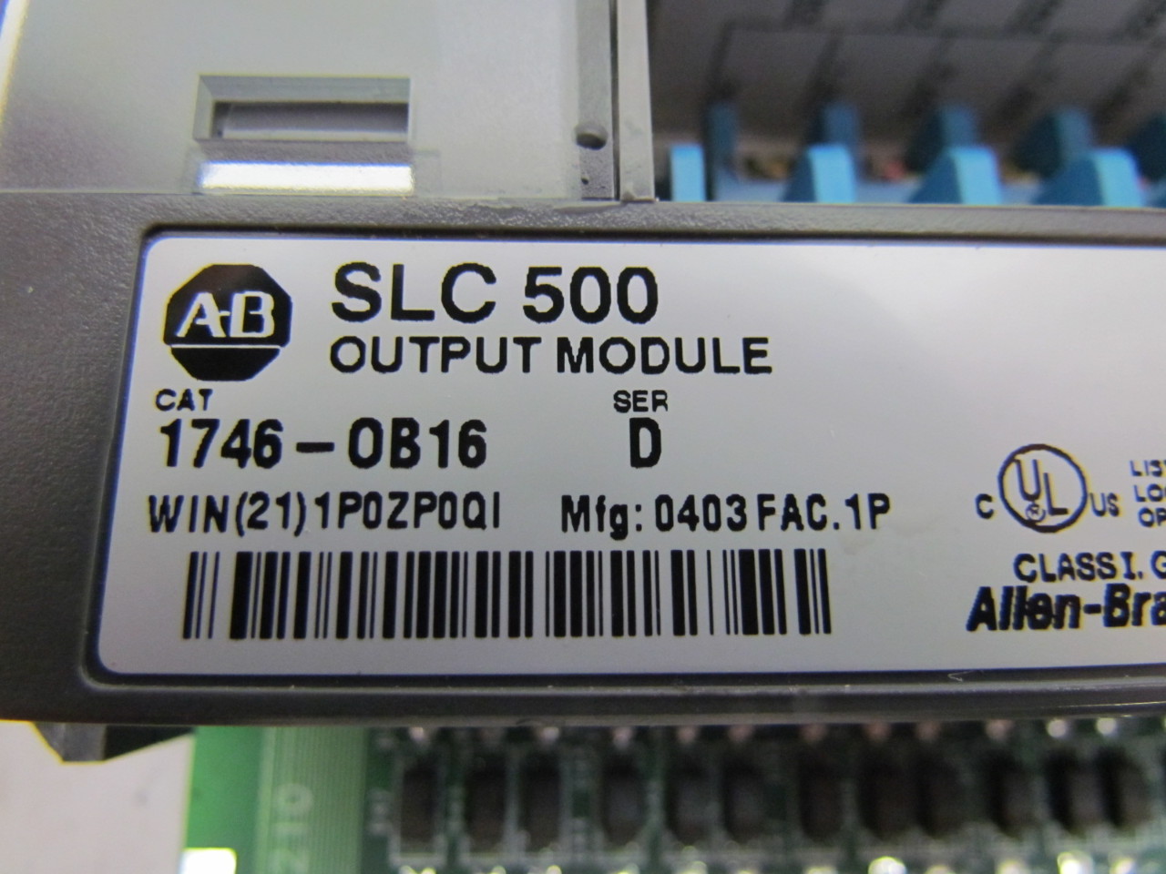1746-OBP16 C Allen Bradley Module