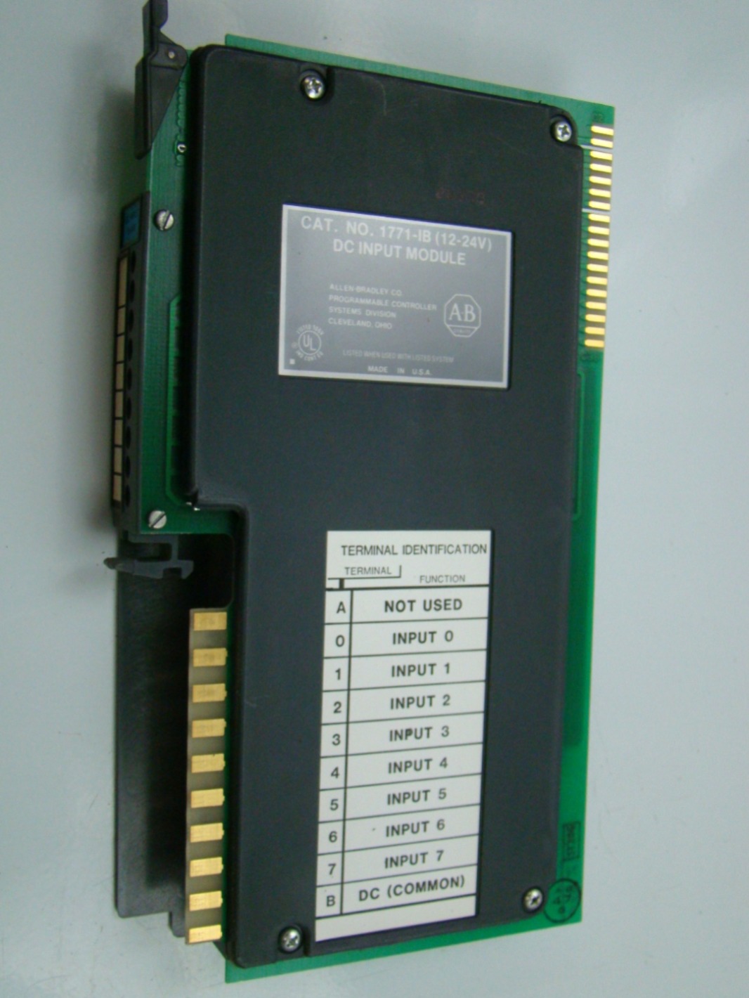 1771-IB (12-24V) InoutOutput (I/O) Card Allen Bradley Module