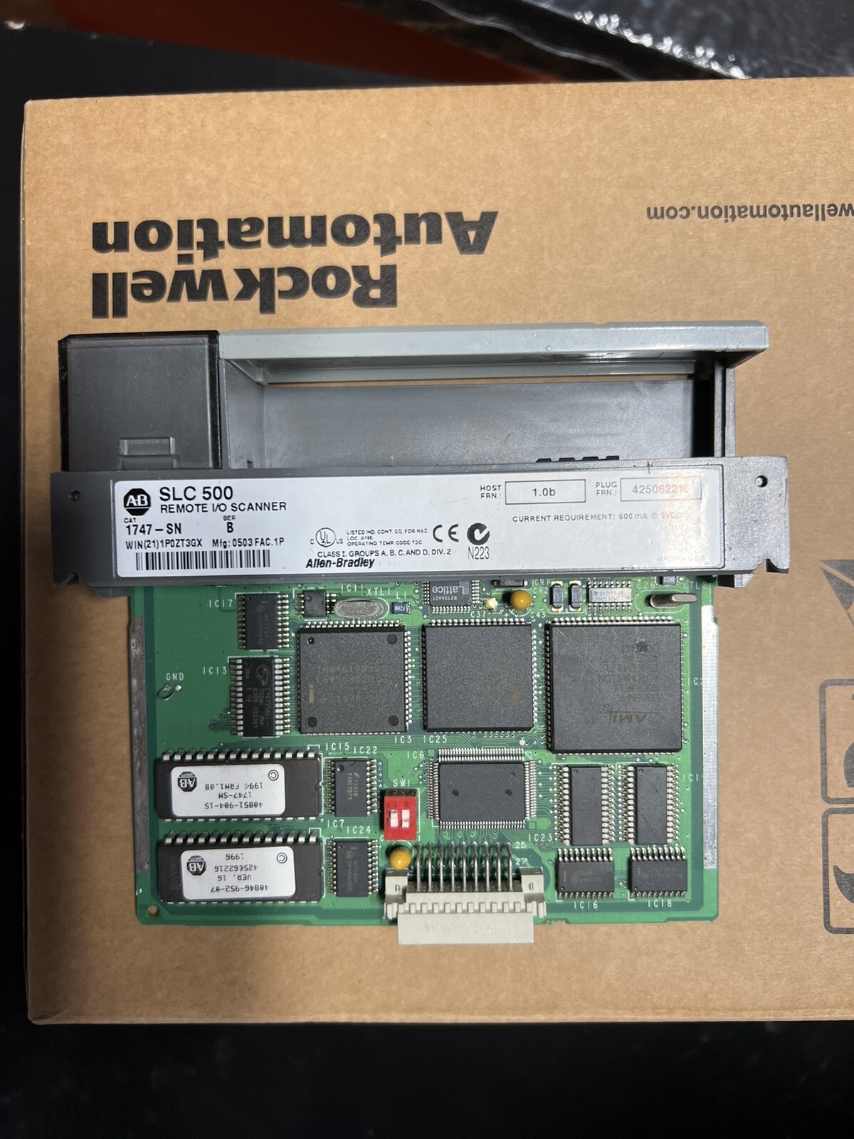 Allen Bradley 1747-SN Remote IO Scanner Module
