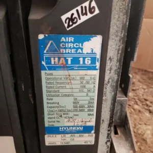 HAT 16 Hyundai Air Circuit Breaker HAT16