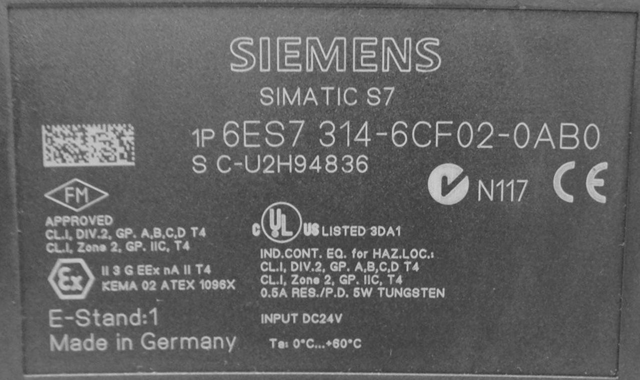 6ES7 314-6CF02-0AB0