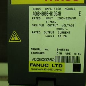 FANUC SERVO AMPLIFIER MODULE A06B-6096-H105