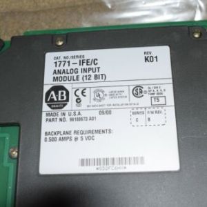 1771-IFE C Inout/Output (I/O) Card Allen Bradley Module